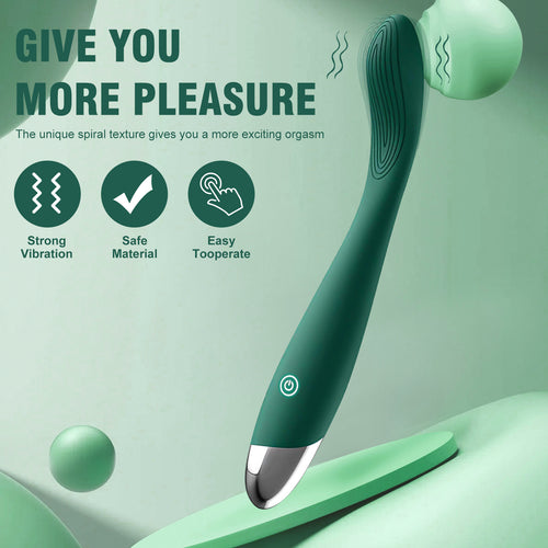 Keifbsf G-Spot Vibrator Sex Toys, Clitoral nipple stimulator with 10 Powerful Vibrating Modes, Waterproof Dildo Adult Toys for Women Men Couples Pleasure