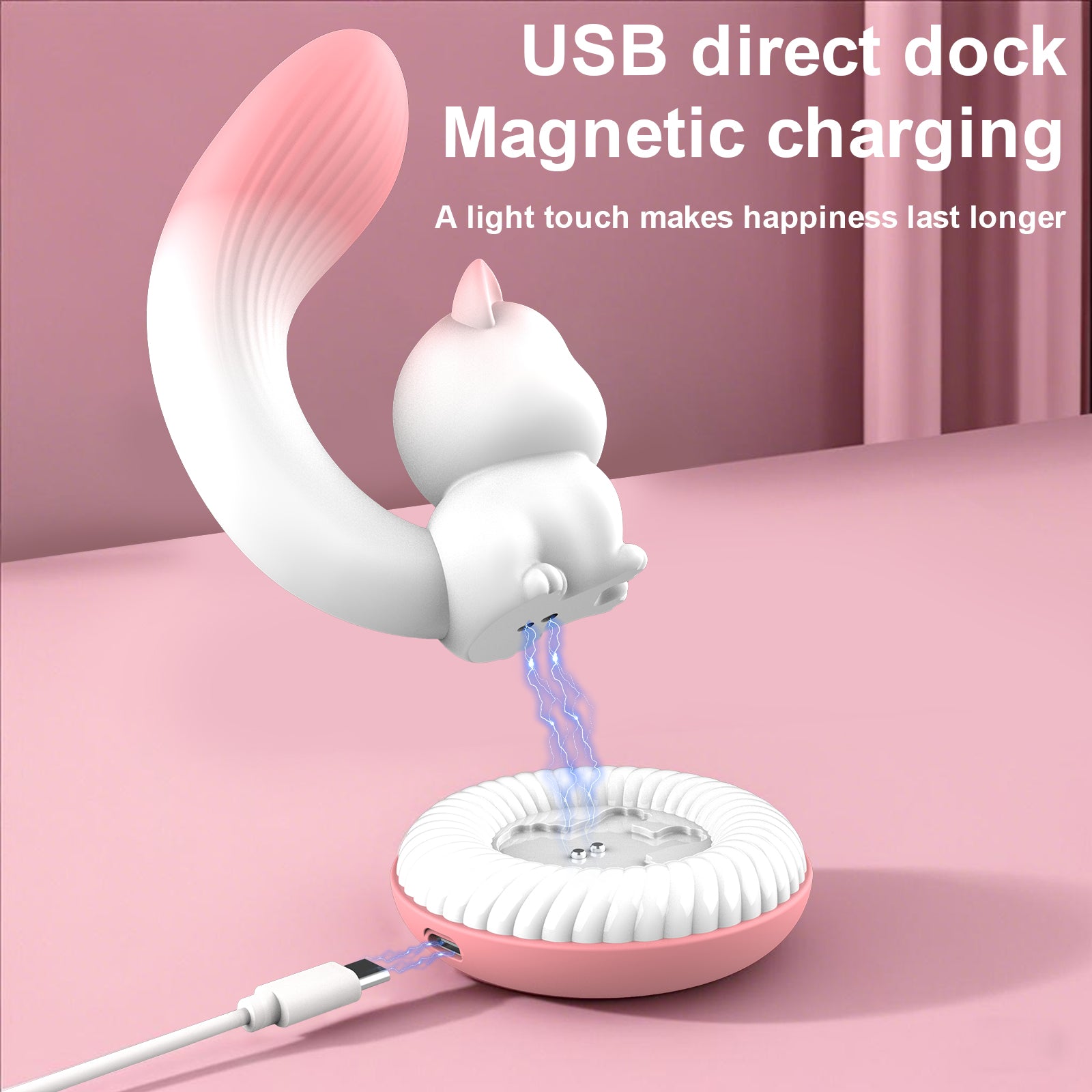 Keifbsf Cat Vibrating Massager - with Night Light